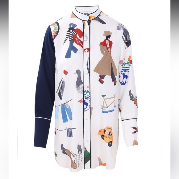 Monse- Runway Button Down New York Print Longsleeve Shirt - Picture 5 of 11